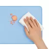 XXL desk pad for mouse and kayboard, blue