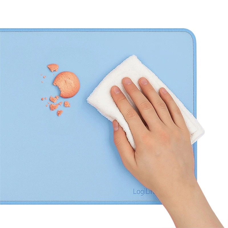 XXL desk pad for mouse and kayboard, blue