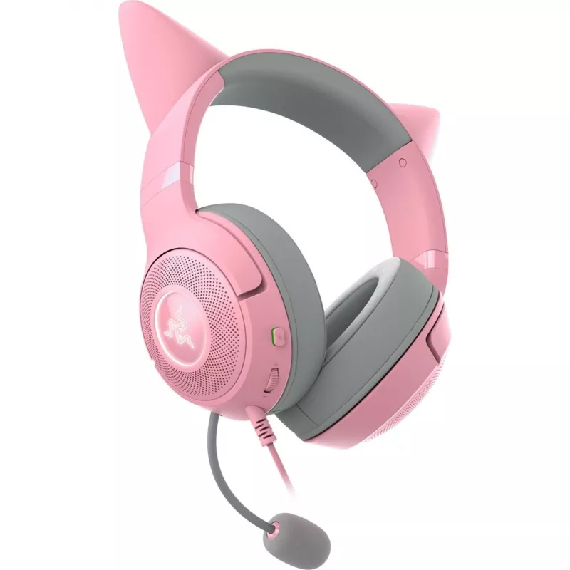 Wired over-ear headset Razer RZ04-04730200-R3M1 — circumaural, 1.3 m cable, 353 g, rose