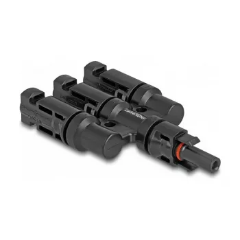Solar panel connector DeLOCK DL4 1 x female to 3 x male black
