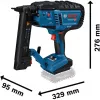 Bosch GTH 18V-38 M Professional Cordless Wood Stapler, 18 V, Solo (without Battery and Charger)