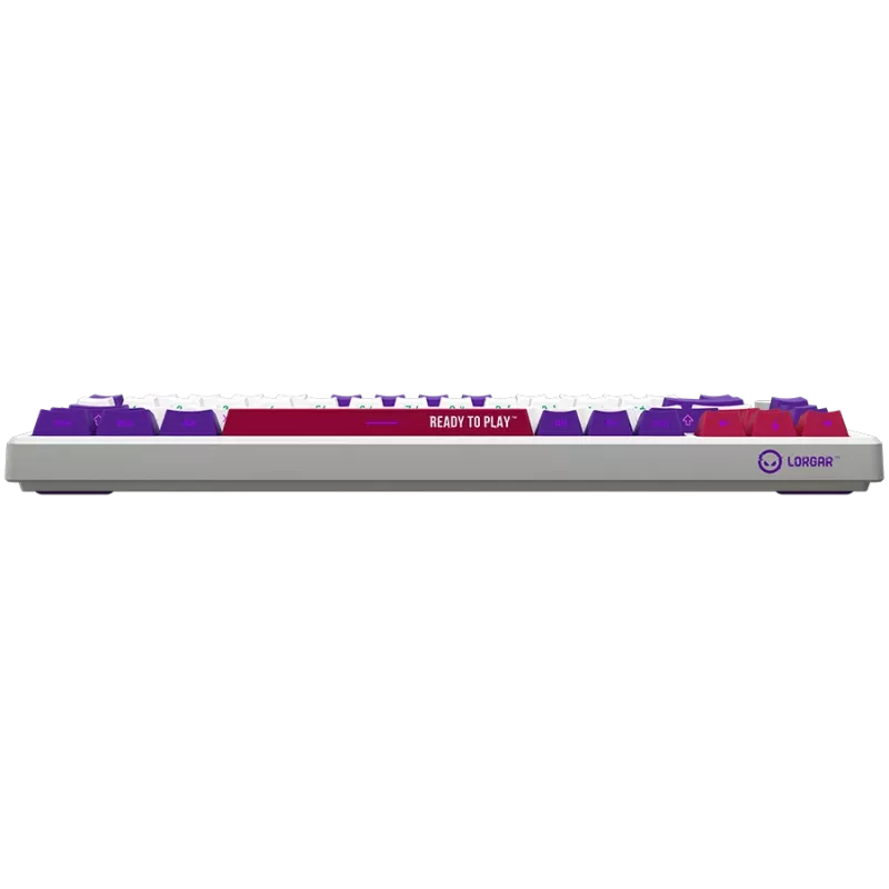 LORGAR KBP7075W, Wireless 75% Mechanical Gaming Keyboard Pro, White, EN layout