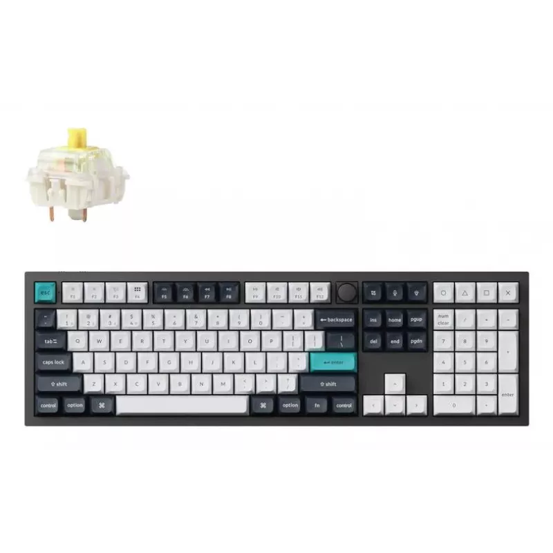 Mechanical keyboard Keychron Q6 Max QMK VIA with Gateron Jupiter switches, full-size layout