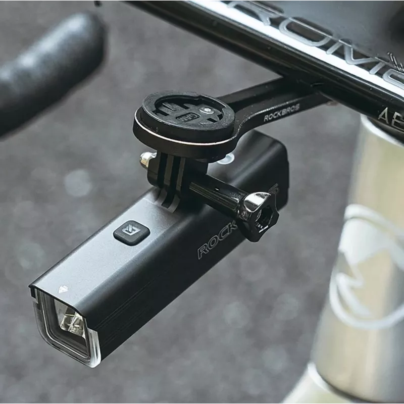 Rockbros RHL1500 front bike light for speedometer/GPS