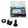 Screw kit LOGILINK AC116 — 50 black screws for rack accessories
