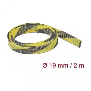 Cable Sleeve DeLOCK 20742 Black Yellow