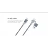 USB Type-C 2-in-1 cable Orsen S8, 5A, 1.5 m (fast charging/data)