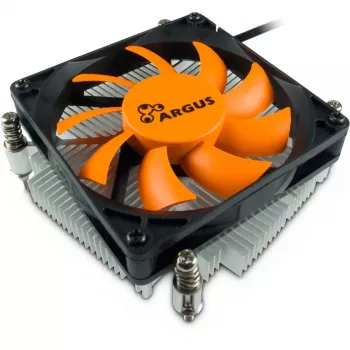 Cooler Dynatron Argus T-200 Processor 8 cm Black Orange