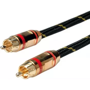 ROLINE GOLD RCA-Connection Cable simplex Plug / Plug, Red 5,0m (11.09.4251)
