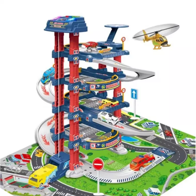 Extralink Kids | Car parking | garage with electric lift toy cars for children