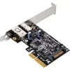 SilverStone ECU03 - USB-Adapter - PCIe 2,0 x2 Low Profile - USB-C 3,1 x 1 + USB-C x 1 (SST-ECU03)