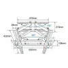 TB TV-Wall Mount TB-43P 26-55 55 Kg VESA 400x400 (TB-43P)