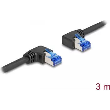 Network Cable DeLOCK RJ45 Cat.6A S/FTP 3m Black