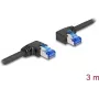 Network Cable DeLOCK RJ45 Cat.6A S/FTP 3m Black