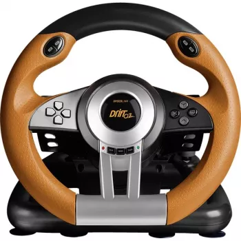 Steering Wheel + Pedals Speedlink DRIFT O.Z. Black Grey Orange