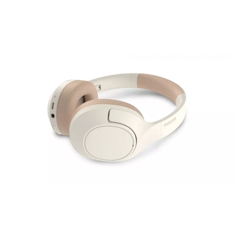 Over-ear noise-cancelling headphones Philips TAH7508WT, white