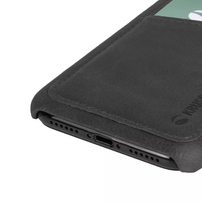 Cover Krusell Sunne 2 Card Cover iPhone XS Max Black