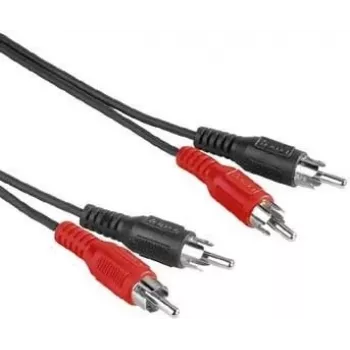Hama 30457 audio cable 2.5 m RCA Black