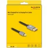 Delock - DisplayPort-Cable - Mini DisplayPort (M) to DisplayPort (M) - DisplayPort 1,4 - 3,0m - Support of 8K 60 Hz - Black, Grey (81093)