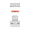 DeLOCK Ventilation Plug M12 grey 2 pcs Polyamide 8 mm