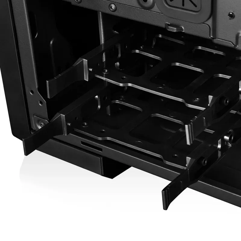 PC Case MODECOM Oberon Pro Midi Tower, Tempered Glass, microATX/ATX, 7 slots, 395 mm GPU, 2x3.5 inch + 3x2.5 inch bays, USB 3.2 Gen1