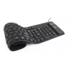 Silicone keyboard USB+PS/2 black