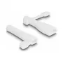 DeLOCK Dust Cover for USB Type-A male and USB Type-C male set 2 pieces white