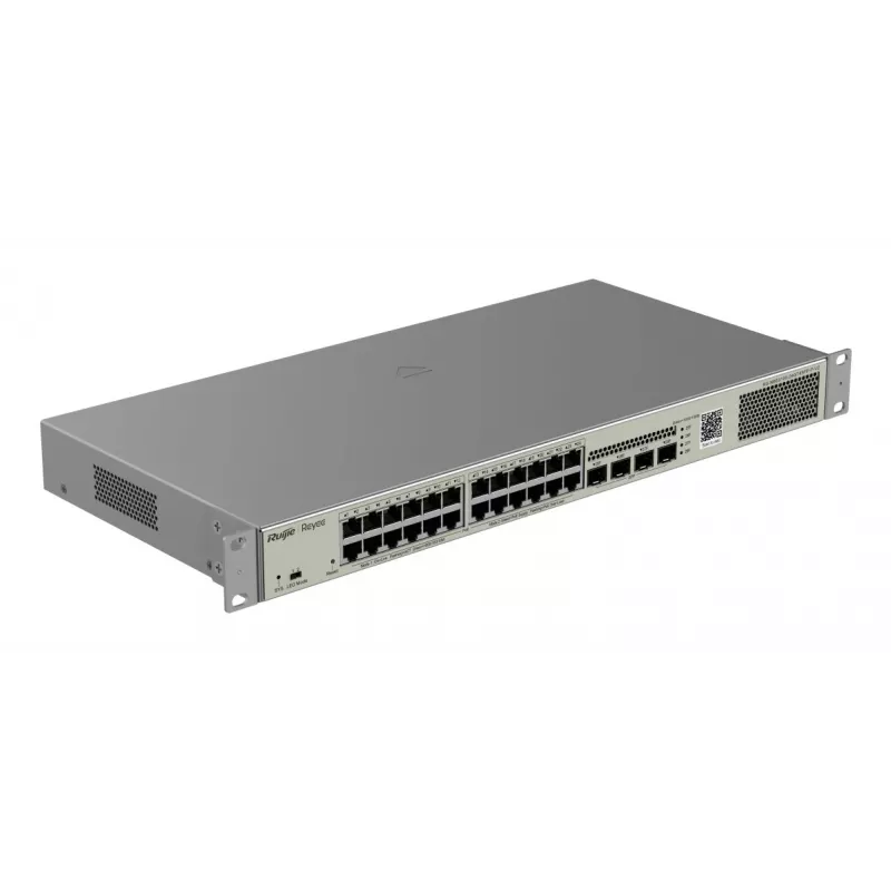 Ruijie Networks RG-NBS3100-24GT4SFP-P-V2 network switch Managed L2 Gigabit Ethernet (10/100/1000) Power over Ethernet (PoE) Metallic