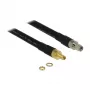 Coaxial Cable DeLOCK 1m SMA/SMA CFD400 LLC400 Black