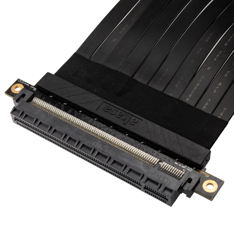 Riser Cable Akasa RISER BLACK X2 Premium PCIe 3.0 x16 20CM