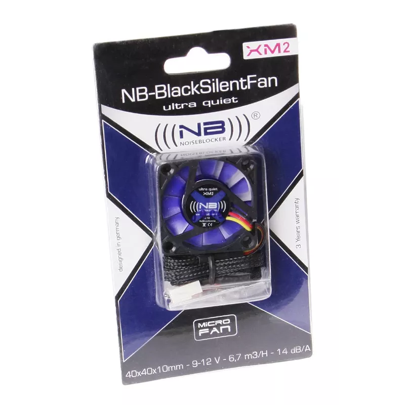 NOISEBLOCKER BlackSilentFan XM-2 40mm Black