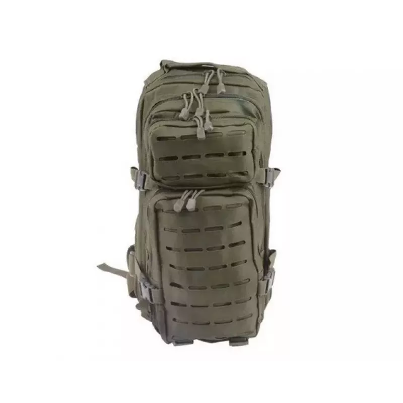 Tactical backpack GFC Assault Pack GFT Olive Green GFT-20-008352, 25 L, nylon, laser-cut, 450×210×200 mm