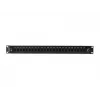 Lanberg 19 inch 1U Sliding Fiber Optic Patch Panel 24xSC Simplex/24xLC Duplex Black with Accessories