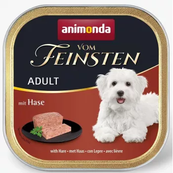 Wet dog food animonda ANIMONDA Vom Feinsten WITH RABBIT Beef Pork Rabbit Adult 150 g, grain-free, mini breeds