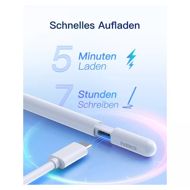 Stylus Pen Inateck PCL005_WHITE — compatible with iPad Pro, iPad Mini, iPad 6–10