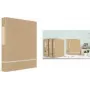 ELBA Touareg Ring Binder, A4, Beige, 4-Ring, 35 mm Spine, 25 mm Ring