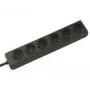 Power Extension Bachmann 381.141S 1.5m 6 AC Outlets Black
