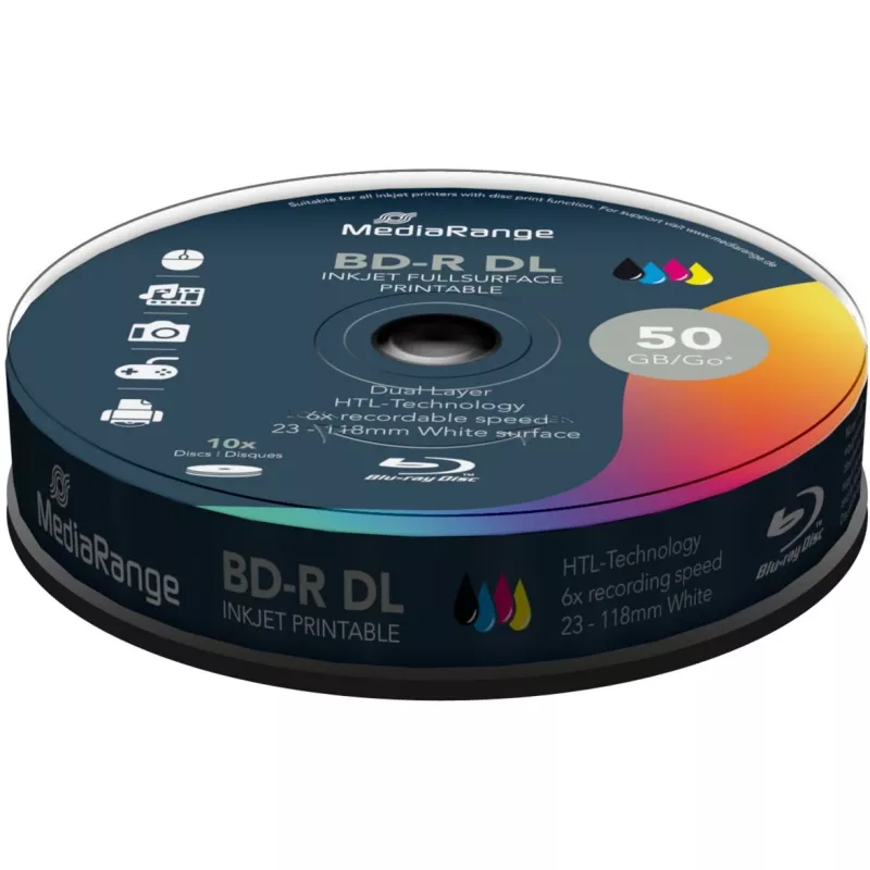 BD-R MediaRange MR509 50GB 10 pcs