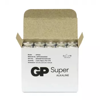 Alkaline AAA batteries GP Battery SUPER 1.5V — pack of 10