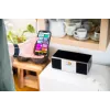 Tower Speaker JVC RD-E874B Bluetooth 20W Black Silver – floor-standing audio system