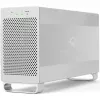 HDD enclosure OWC Mercury Elite Pro Dual White for 2× 3.5 inch SATA drives, RAID 0/1/SPAN, USB Type‑B