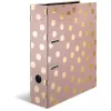 Ring Binder HERMA 7057 A4 Gold Pink