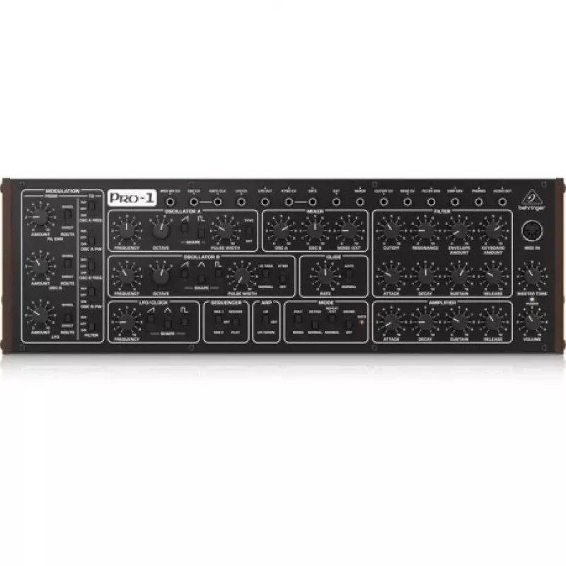 Analog synthesizer Behringer PRO-1 monophonic 37-key keyboard