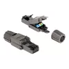 Network Cable DeLOCK RJ45 plug Cat.8.1 STP toolfree Black