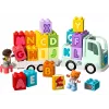 Construction toy LEGO DUPLO 10421 ABC Truck, 36 pieces, 2 minifigures, for ages 2+, dimensions 110×140×70 mm