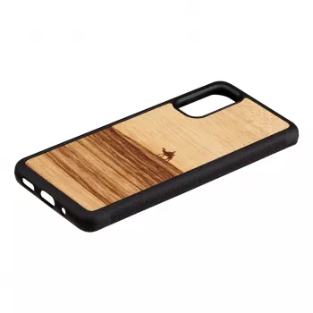 Smartphone case man and wood Galaxy S20 Terra Black – protective phone cover for Samsung Galaxy S20