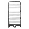 Clothes horse Leifheit Seaford Black — drying space 42 m, W760×D700×H1450 mm, foldable with wheels