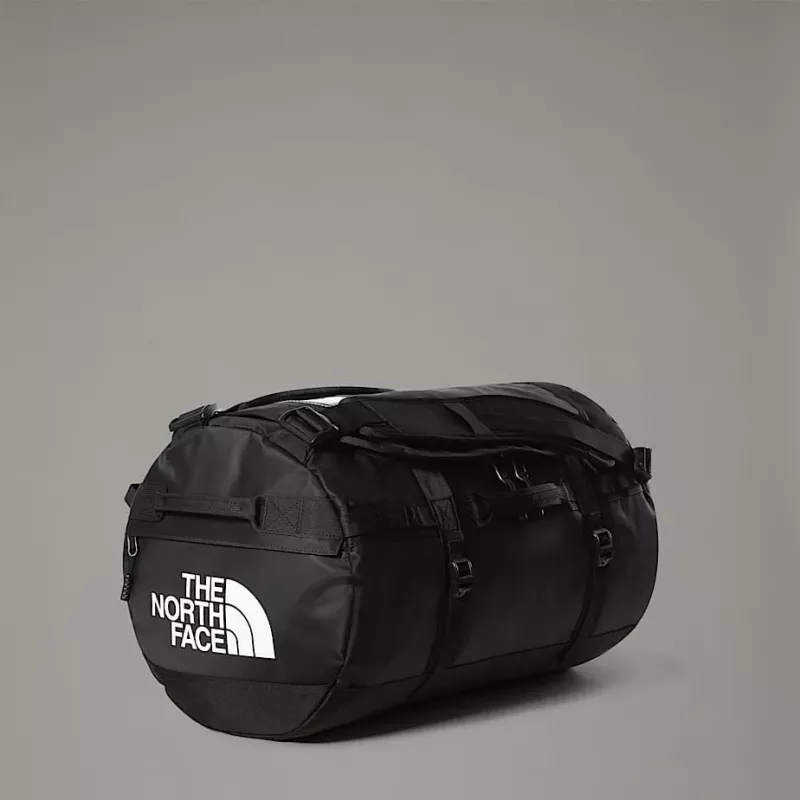 Duffel bag The North Face Base Camp S — 50 L, nylon/polyester, black/white