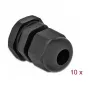 Cable Gland DeLOCK 60194 Black Plastic 10 pc(s)
