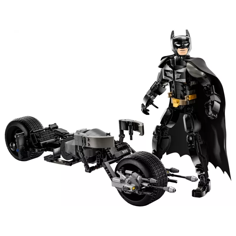 LEGO® DC Batman™: Betmeno konstruojama figurele ir motociklas 76273